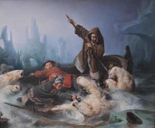 Gevecht met ijsberen