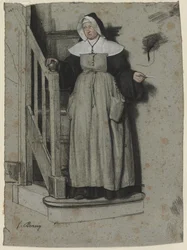 De Toelatingsbrief, Interieur van een Klooster