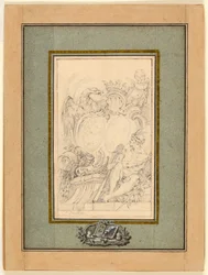 Wapenboekplaat voor Crozat, Baron de Thiers