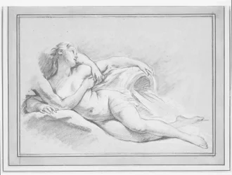 Boucher - Een studie voor twee nimfen, ca. 1749