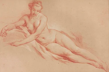 Boucher - Een liggend vrouwelijk naakt