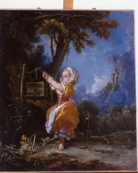 Boucher - Het vogeltje, GOB-36-001