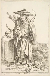 Chinese soldaat, 1738-45