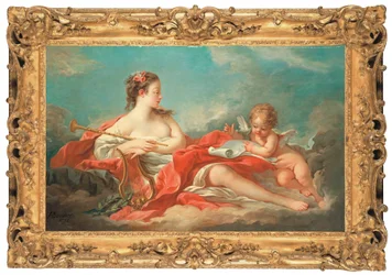 Erato, de muze van de liefdespoëzie