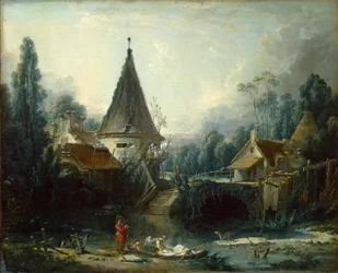Landschap in de buurt van Beauvais
