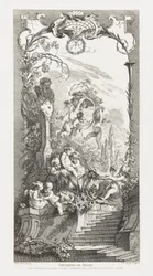 Triomphe de Priape [Triomf van Priapus] in Nouveaux Morceaux pour des Paravents [Nieuwe concepten voor schermen].