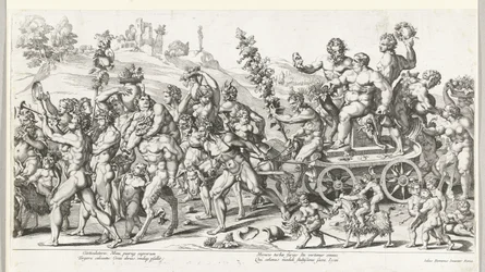 Triomf van Bacchus, rechterhelft