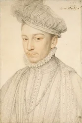 Portret van koning Karel IX van Frankrijk (1550-1574)
