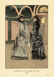 Ingang van de Jardin de Paris