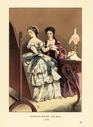 Opdirken voor het bal