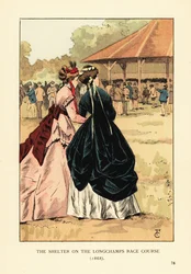 De schuilplaats op de Longchamps renbaan