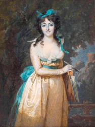 François Dumont - Portret van een vrouw