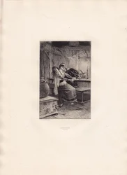 François Flameng - Victor Hugo - De koning is geamuseerd