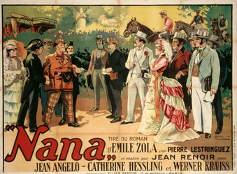 Filmposter Nana door Jean Renoir, 1926