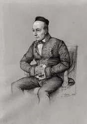 Portret van Charles Augustin Sainte-Beuve (1804-69)