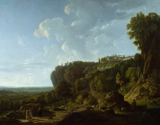 De Romeinse Campagna (uitzicht vanuit Tivoli)