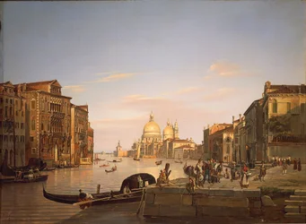 Het Grote Kanaal in Venetië, door Francesco Vervloet