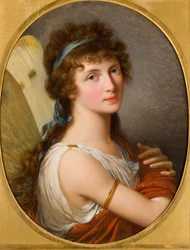 Portret van Lady Charlemont als Psyche
