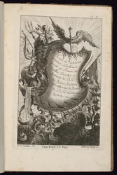 Cartouche met Mercuriusstaf, Livre de Cartouches Irréguliers (Boek van onregelmatige cartouches)