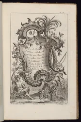 Cartouche met Palmboom, Livre de Cartouches Irréguliers (Boek van Onregelmatige Cartouches)