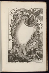 Cartouche met boom, Livre de Cartouches Irréguliers (Boek van onregelmatige cartouches)