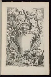 Cartouche met een Genius, Livre de Cartouches à divers usages (Boek van Cartouches voor Verschillende Gebruiken)