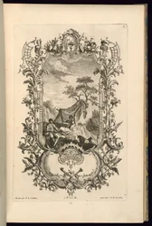 Ontwerp voor cartouche met grote en kleine compartimenten
