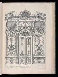 Muur met dubbele deur, Livre de Lambris (Boek van Lambrisering)