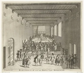 Hof van Holland in zitting, ca. 1700