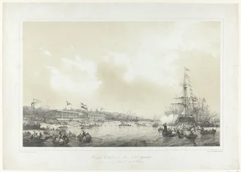 De eerste Wedstrijd van de Kon: Nederl: Yachtclub, gehouden den 10 Junij 1846 op de Maas te Rotterdam