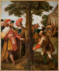 Het wonder van de omgehakte boom. Het wonder van Sint Gummarus, 1627.
