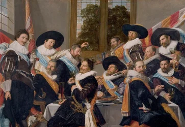 Banket van de officieren van de burgerwacht van Calivermen