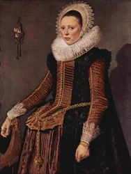 Dutch: Portret van een vrouw Portrait of a Woman Standing