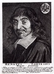 Portret van René Descartes (1596-1650)