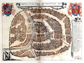 Kaart van Moskou, 1572