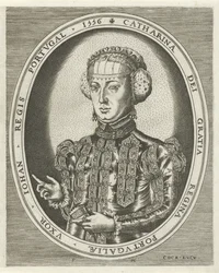 Portret van Catharina van Habsburg