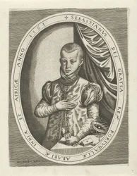 Portret van Sebastiaan I van Portugal
