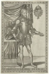 Portret van koning Filips II van Spanje
