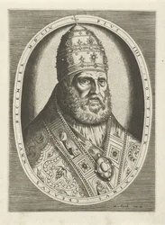 Portret van paus Pius IV