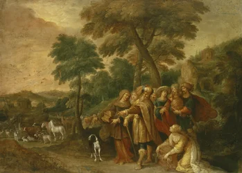 Noach gaat de Ark binnen
