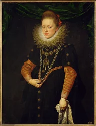 Aartshertogin Konstanze, koningin van Polen dochter van aartshertog Karl II Habsburg (olieverf op doek)