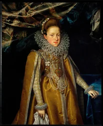 Aartshertogin Maria Magdalena, dochter van de Habsburgse aartshertog Karel II van Stiermarken (olieverf op doek)