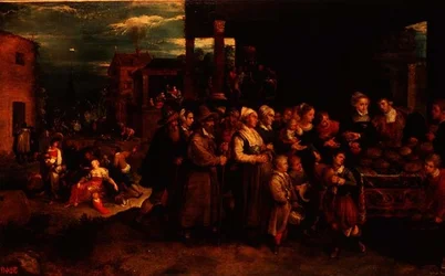 De zeven werken van barmhartigheid, ca. 1617