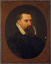 Portret van een bebaarde heer, 1574