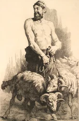 De herder met de rammen