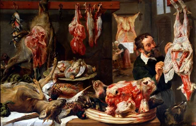 Een Slagerij, 1630s