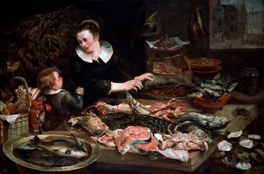 Een viswinkel, ca. 1616-1618