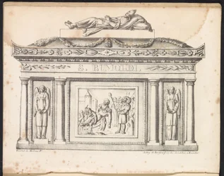 Reliekschrijn van de Heilige Rombout, 1825