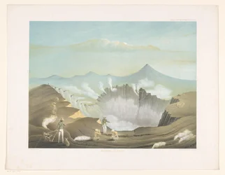 Vulkaan Guntur te West-Java