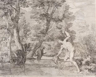 Narcissus en Echo, 17e eeuw